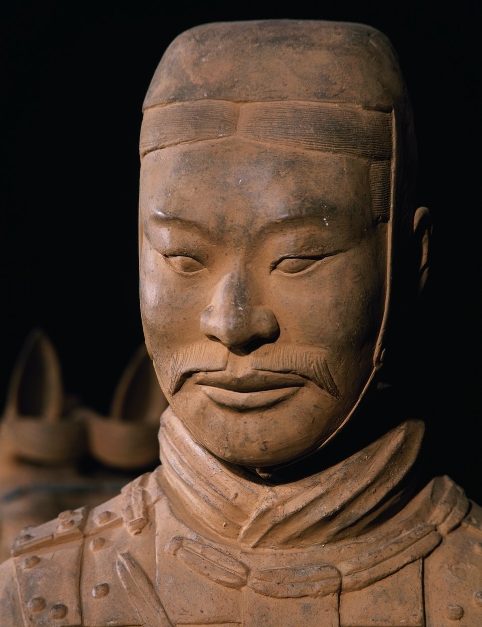 Terrakottahærens kriger, mausoleet til keiser Qin Shi Huang, 3. århundre f.Kr. (bilde) av Chinese School