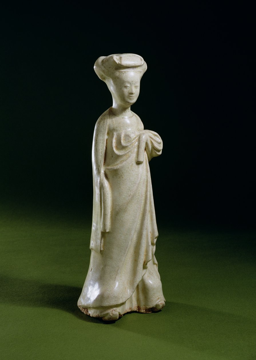 Gravfigur (keramikk) av Chinese School