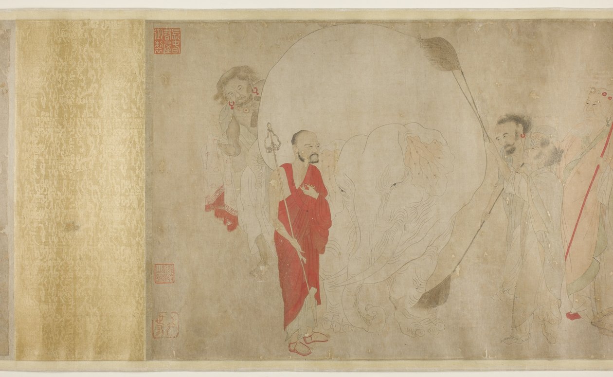 Vasking av den hvite elefanten, Ming-dynastiet av Chinese School