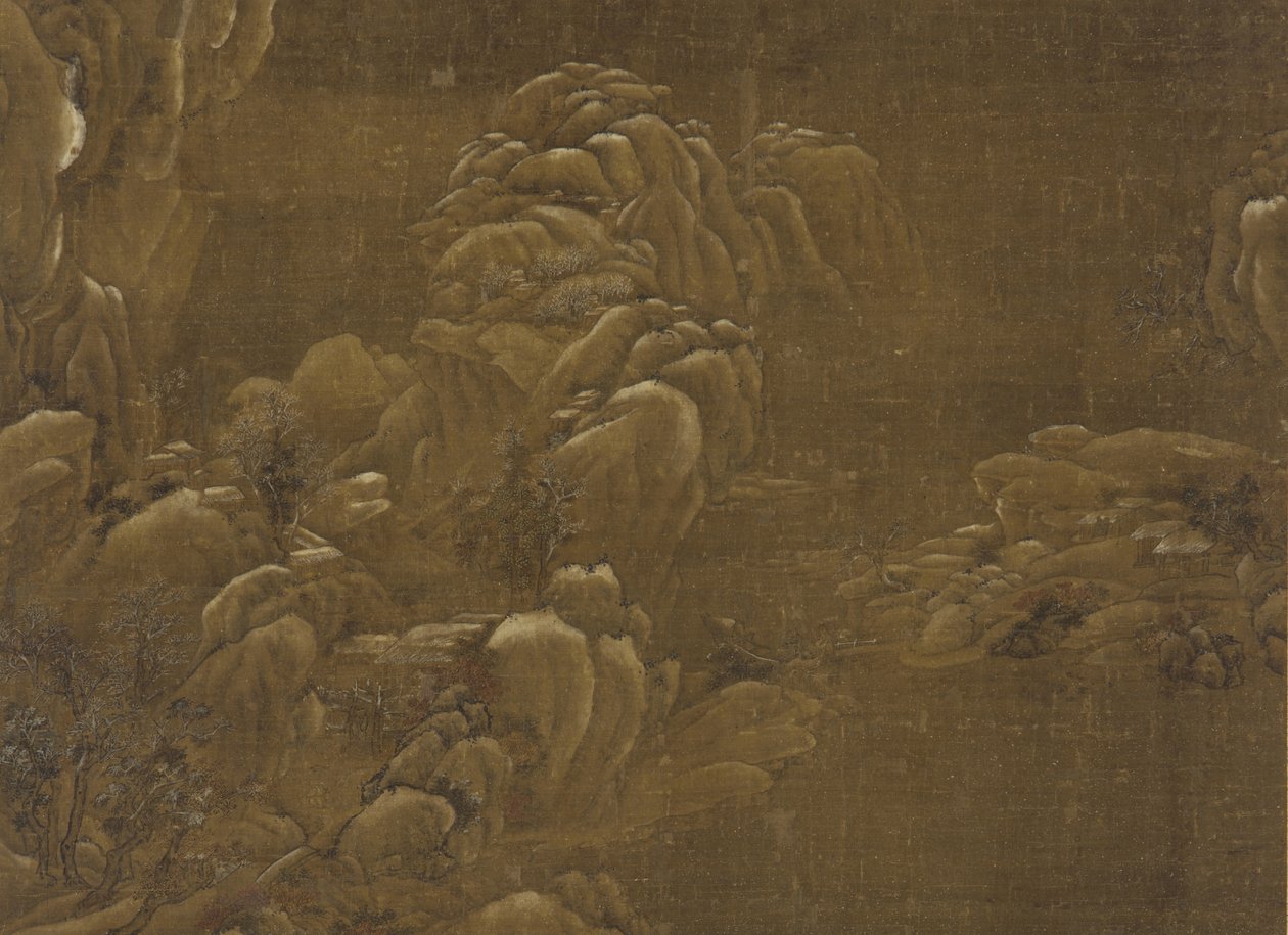 Vinterlandskap, Ming- eller Qing-dynastiet, 1400-1700-tallet av Chinese School