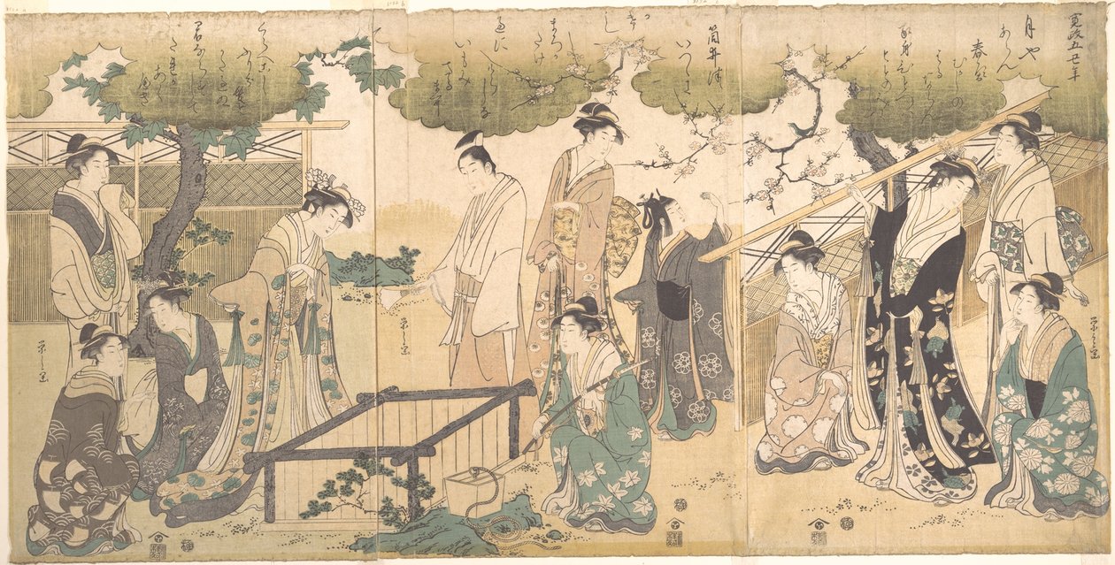 Ved Tsutsui-brønnen av Chobunsai Eishi
