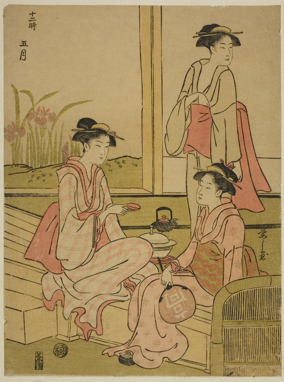 Den femte måneden (Gogatsu), fra serien "De tolv månedene (Juni toki)" av Chobunsai Eishi