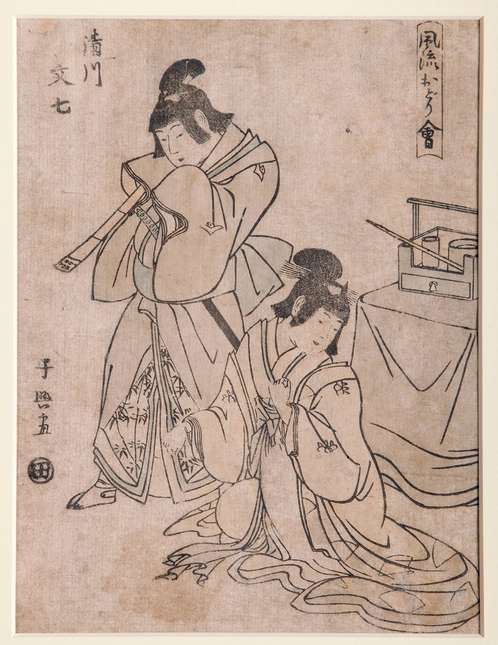 Kiyokawa Draft d Bunshichi, 1798-1800 (DBock) av Choki Eishusai