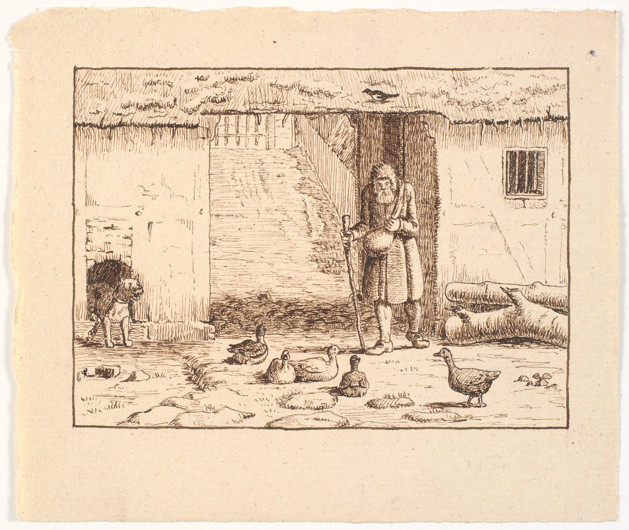 Illustrasjon for St. St. Blicher, De tre hellige aftener av Christen Dalsgaard