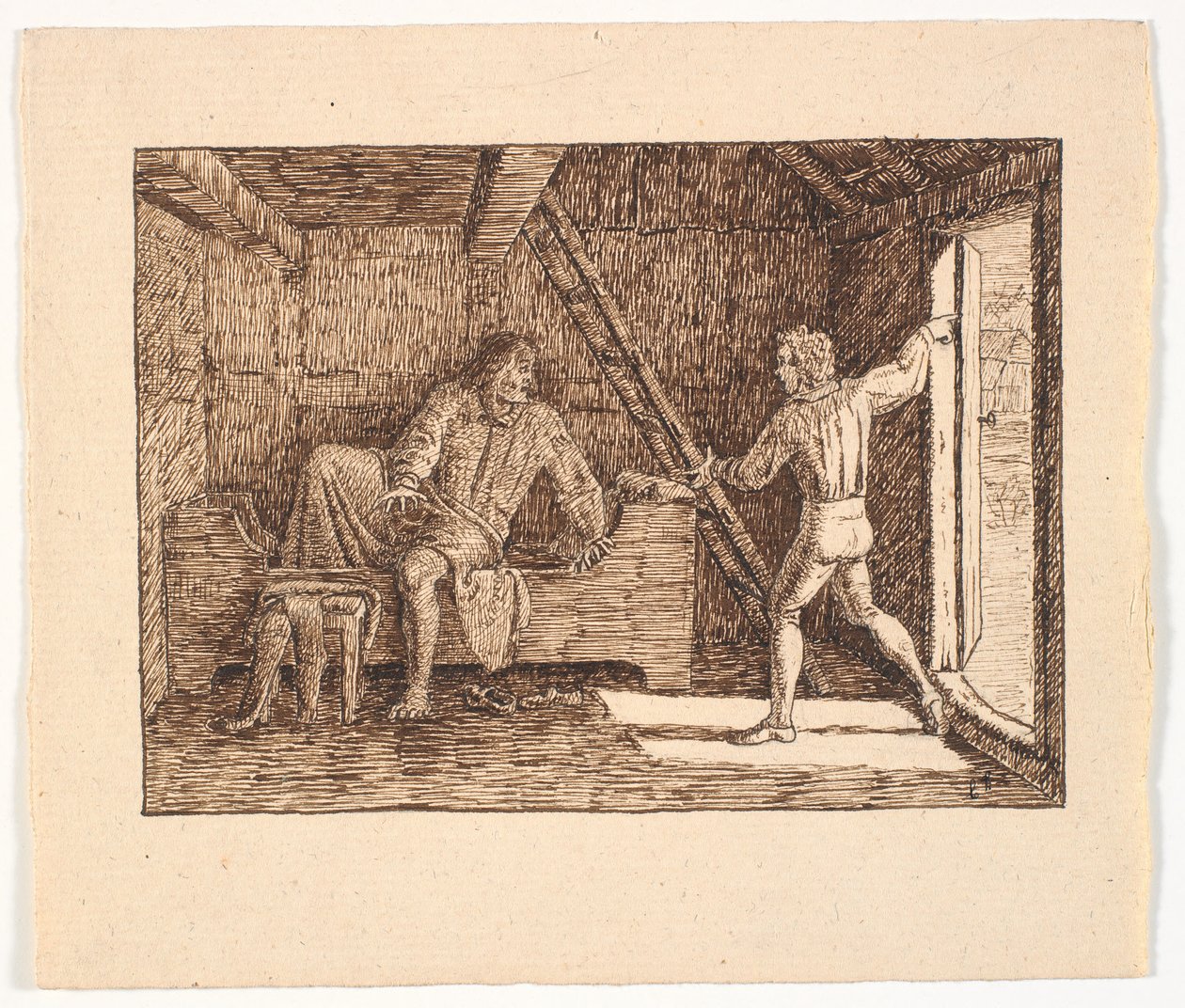 Illustrasjon for St. St. Blicher, De tre hellige aftener av Christen Dalsgaard