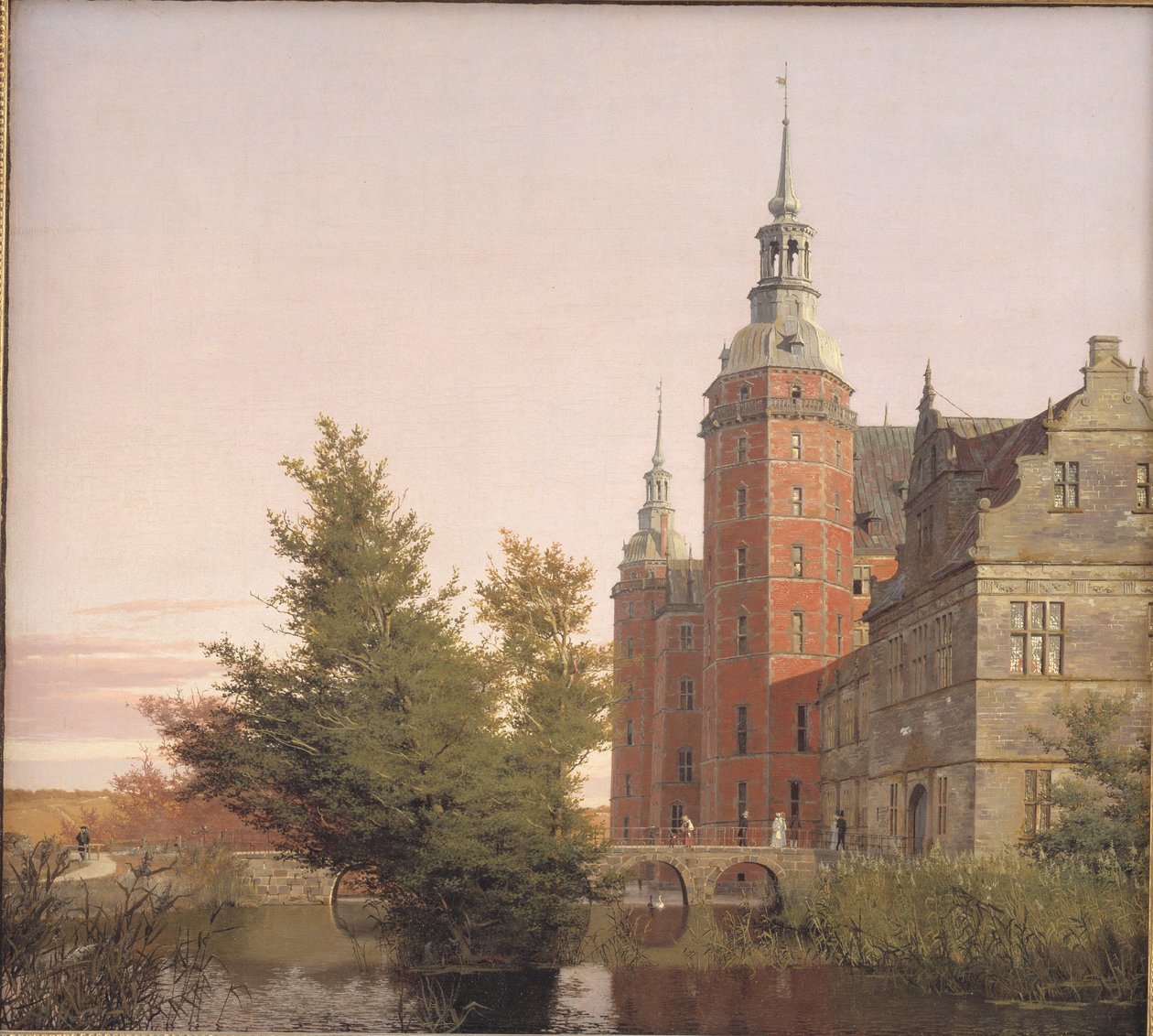 Frederiksborg Slott Sett fra Nordvest av Christen Købke