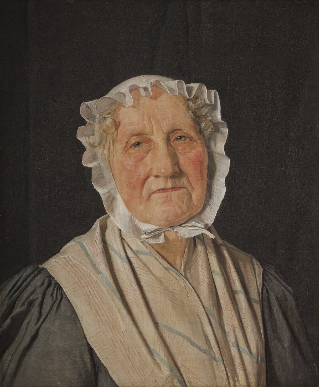 Portrait of Inger Margrethe Høyen, née Schrøder, the Mother of the Art Historian N.L. Høyen av Christen Købke