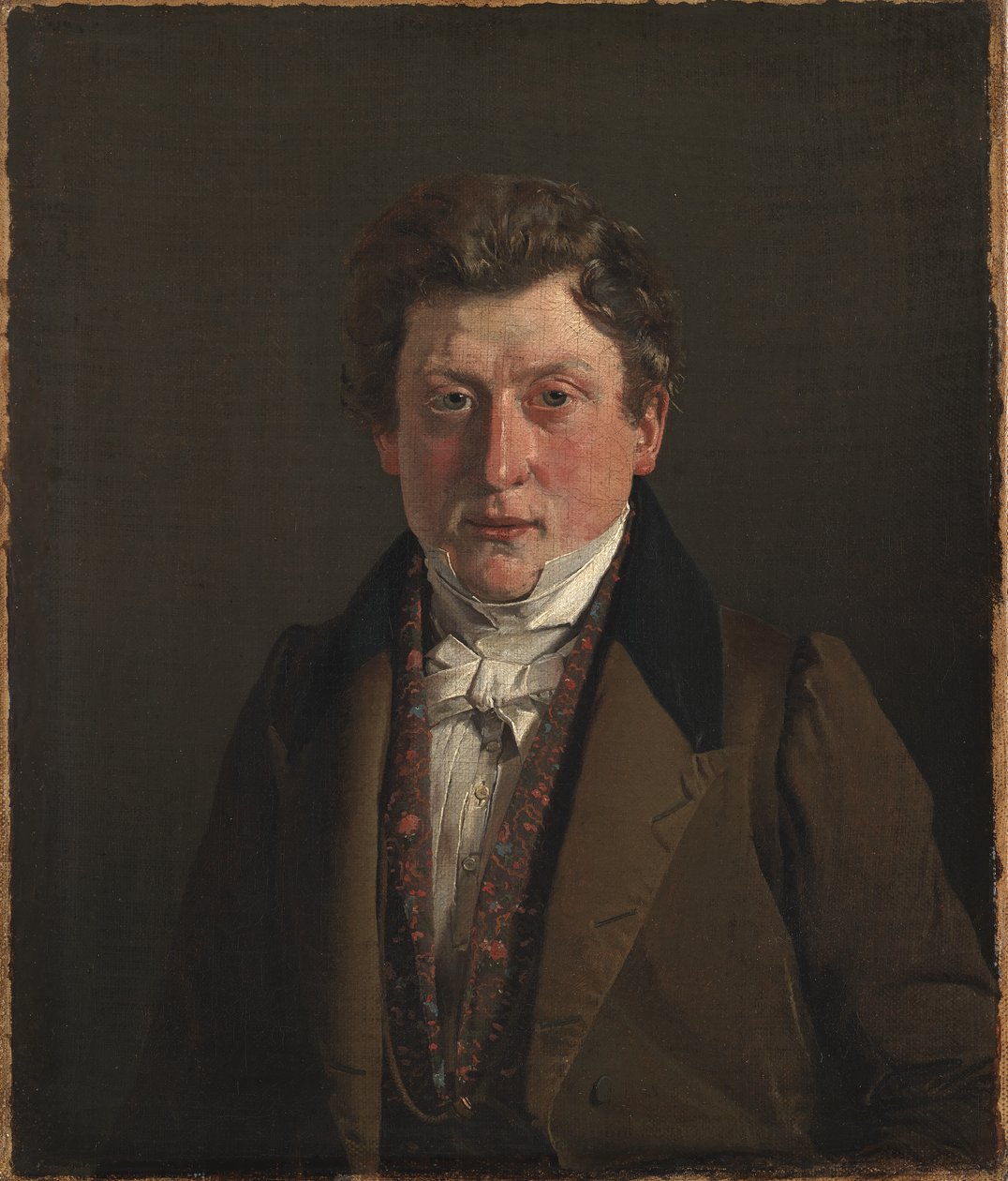 Portrett av kunstnerens fetter og svoger, kjøpmann Christian Petersen av Christen Købke