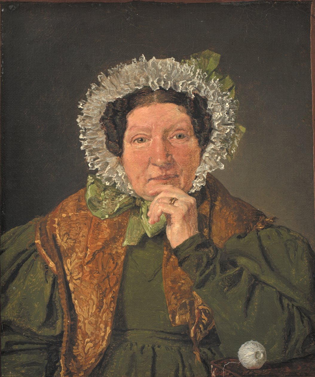 Portrett av kunstnerens mor, Cecilia Margrethe Købke, født Petersen av Christen Købke