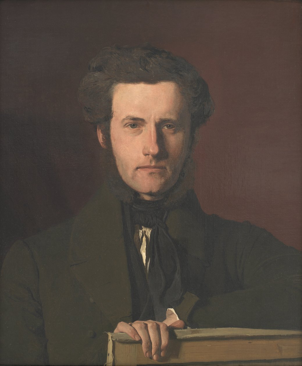 Portrett av den dekorative kunstneren G.C. Hilker av Christen Købke