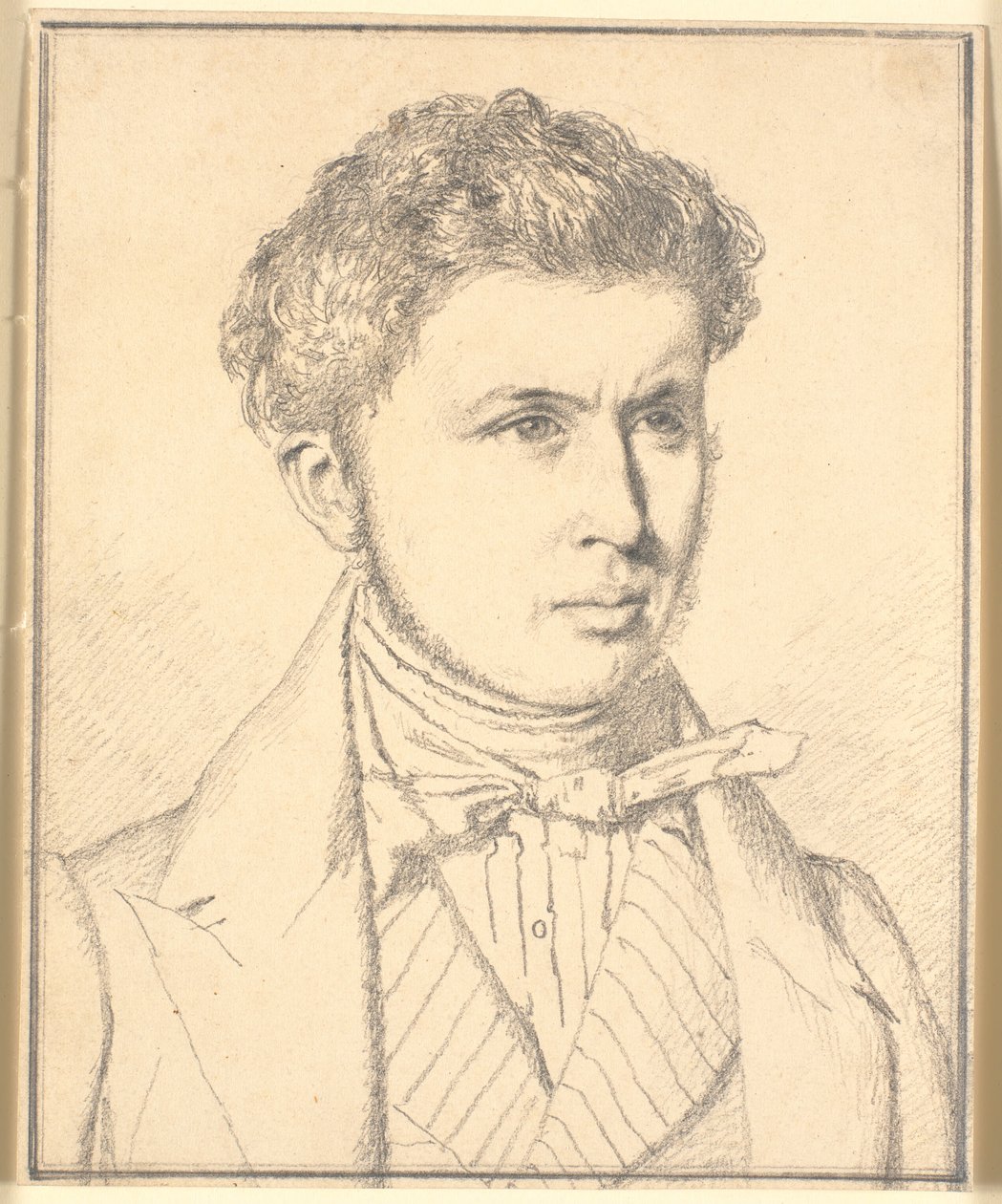 Portrett av kunstnerens bror, H.P.N. Købke (1812-39) av Christen Købke