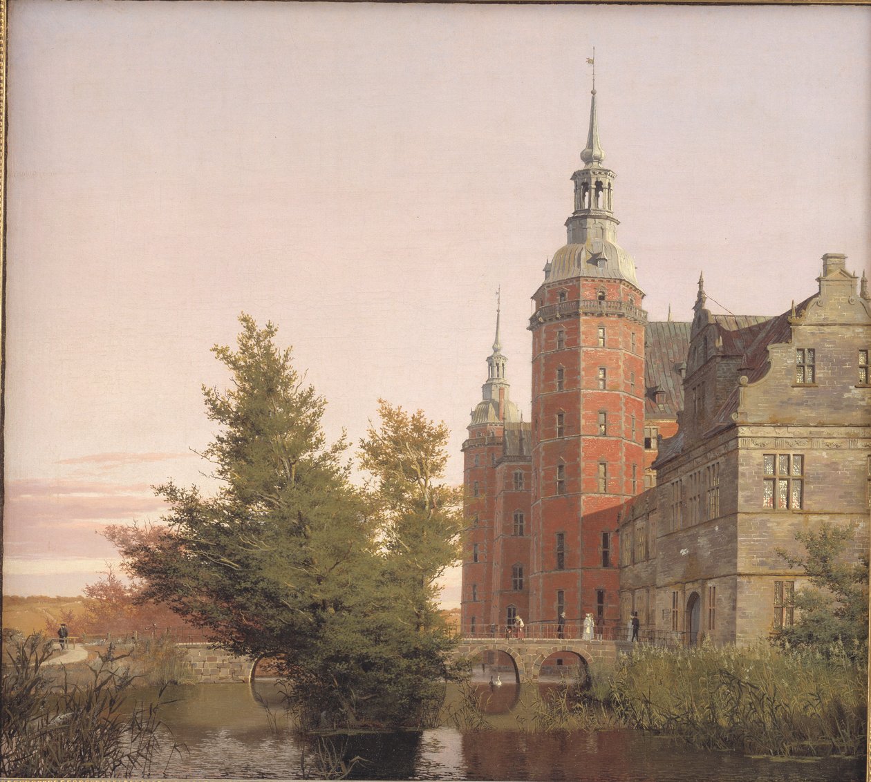 Frederiksborg Slott Sett fra Nordvest av Christen Købke