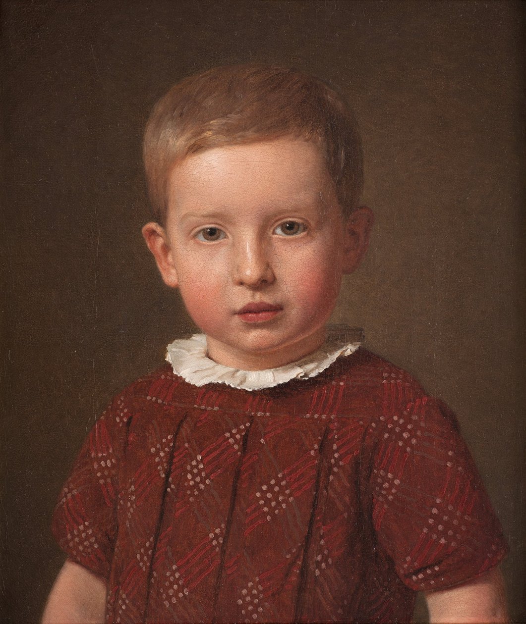 Johan Jacob Krohn, kunstnerens nevø, som barn av Christen Købke