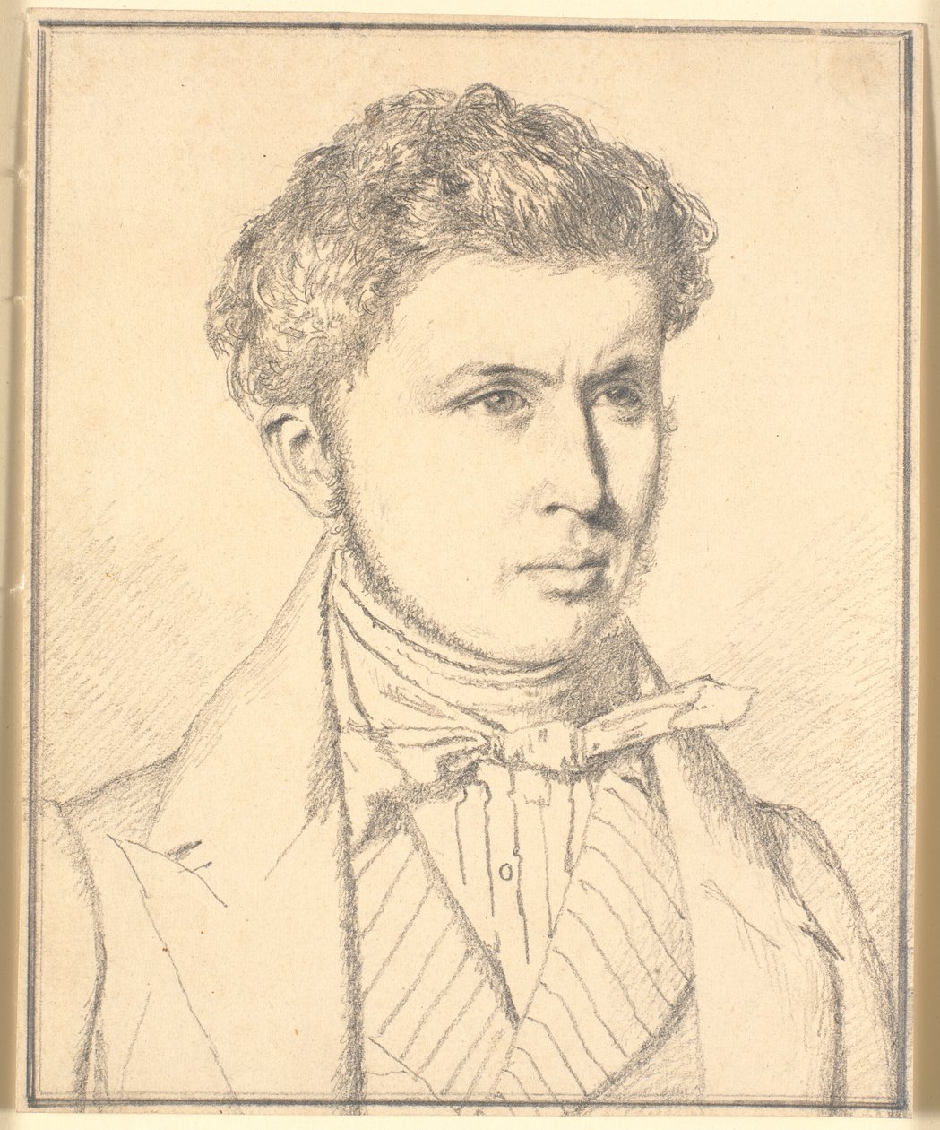 Portrett av kunstnerens bror, H.P.N. Købke (1812-39) av Christen Købke