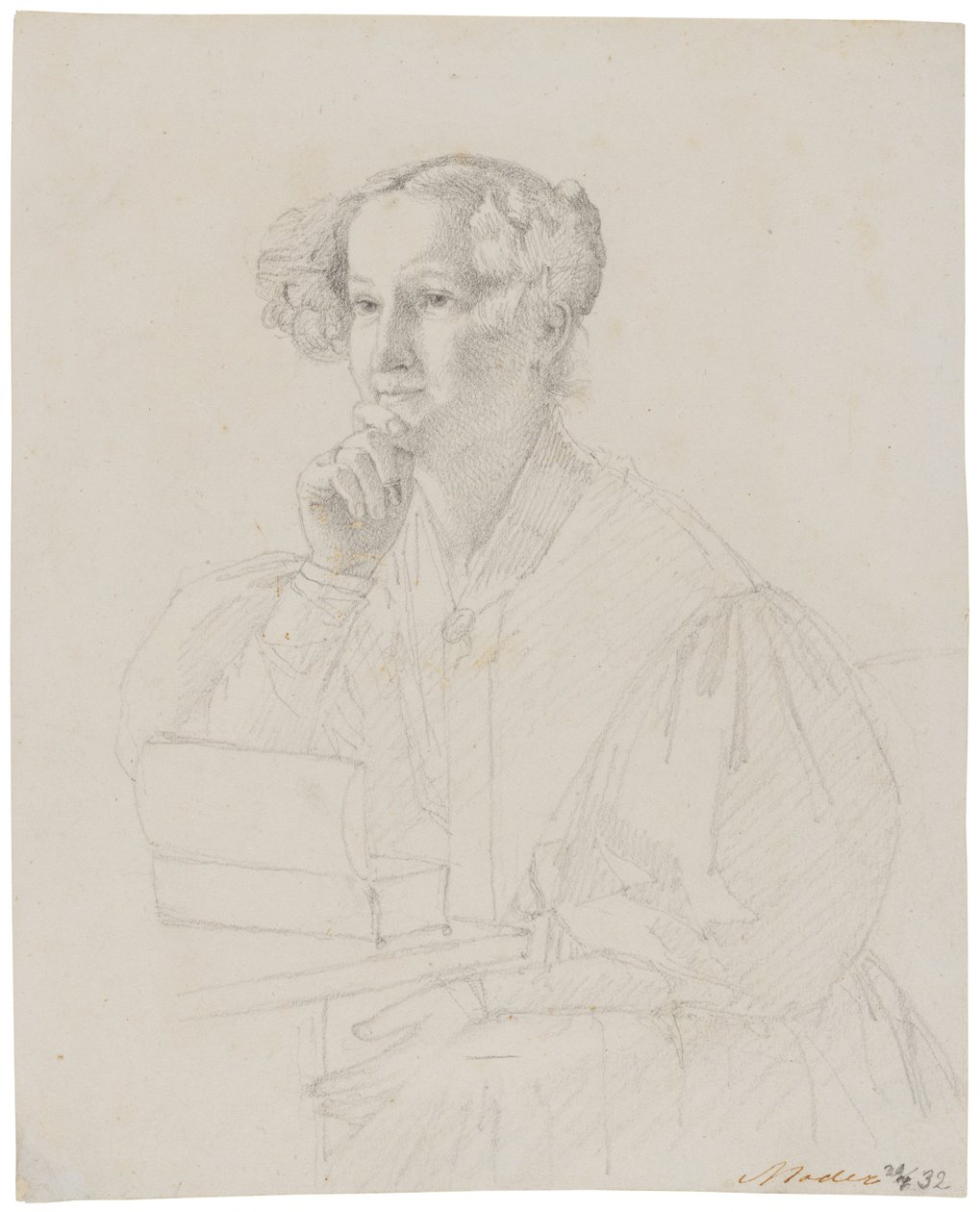 Portrett av Susanne Dorothea Ryder 1814-1889 av Christen Købke