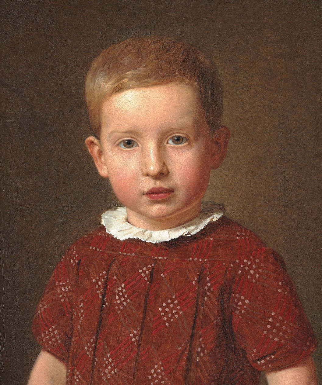Johan Jacob Krohn som barn, 1846 av Christen Schjellerup Købke