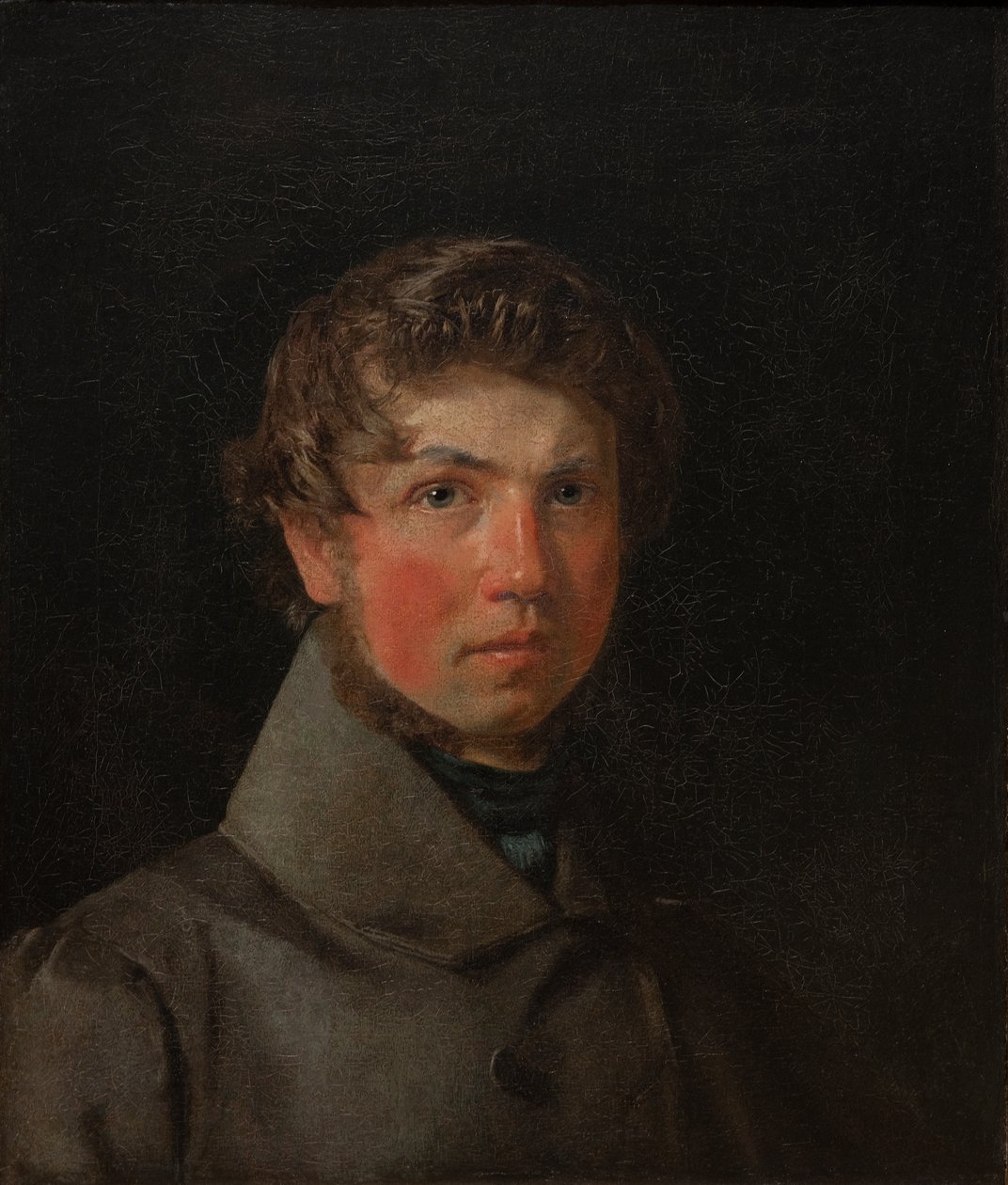 Selvportrett, ca. 1833 (olje på lerret) av Christen Schjellerup Kobke