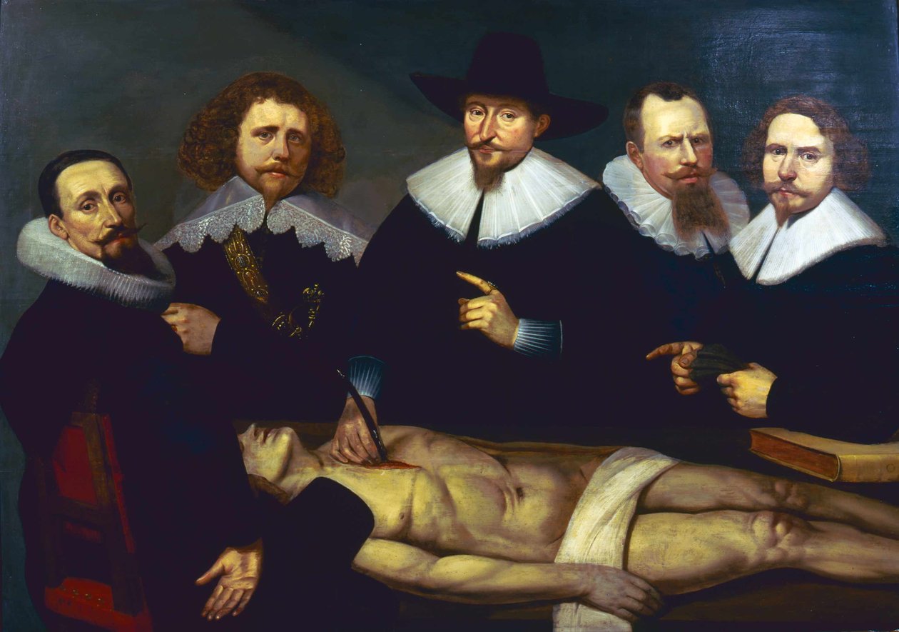 Anatomi leksjon av Dr. Zacheus de Jager av Christiaan Coevershoff