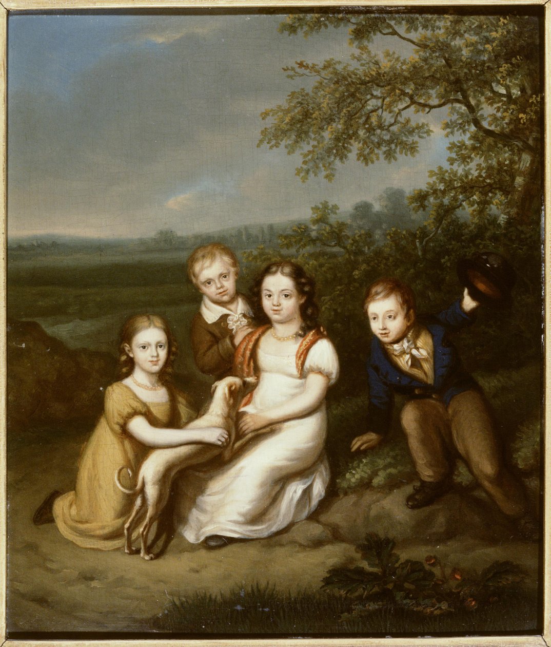 Portrett av barna til Nicolaas van Heukelom (1761-1809) av Christiaan van Geelen