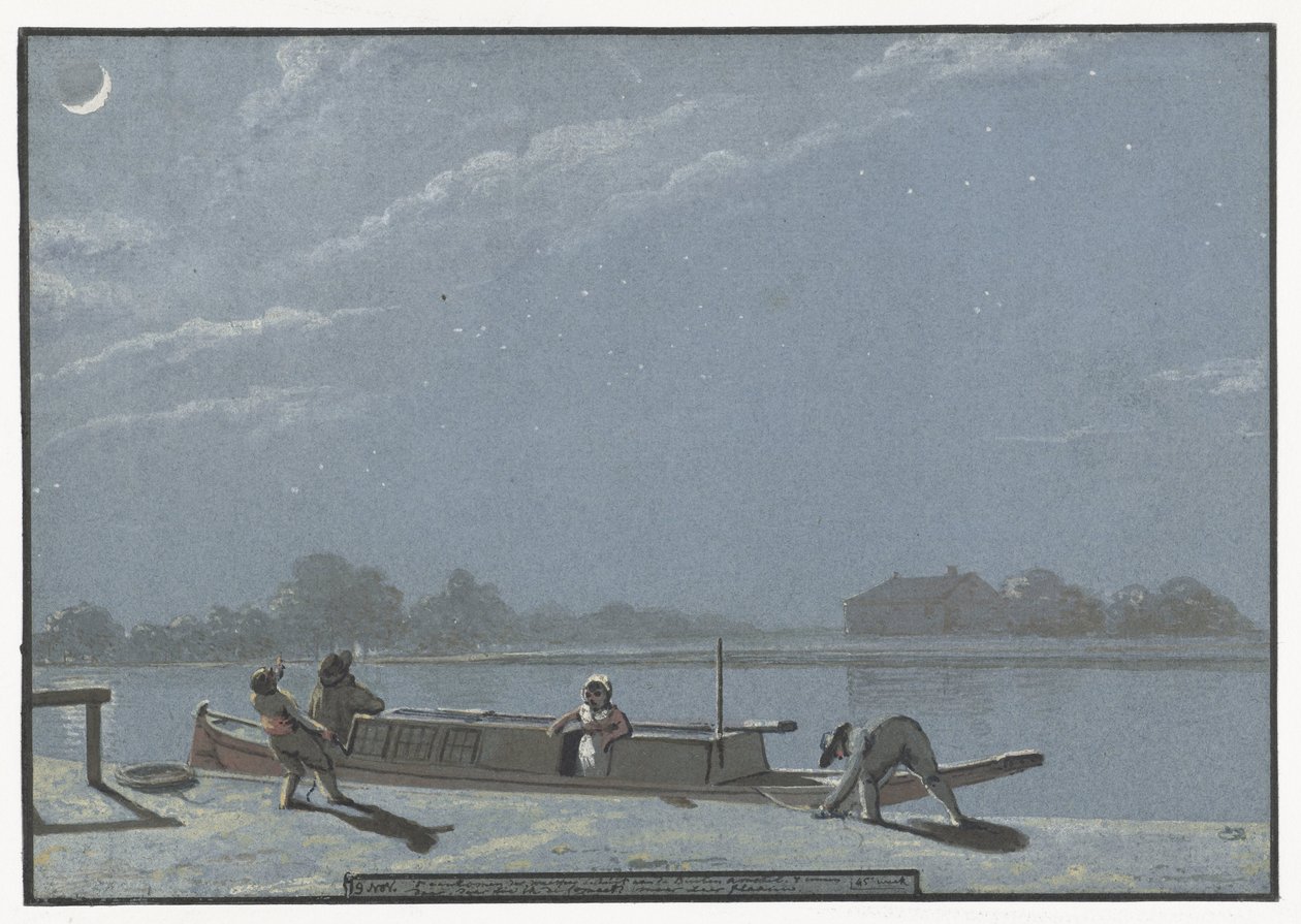 Ankomsten av den foreldreløse lekteren på Buiten Amstel (dagbok, 19. november) av Christiaan Andriessen
