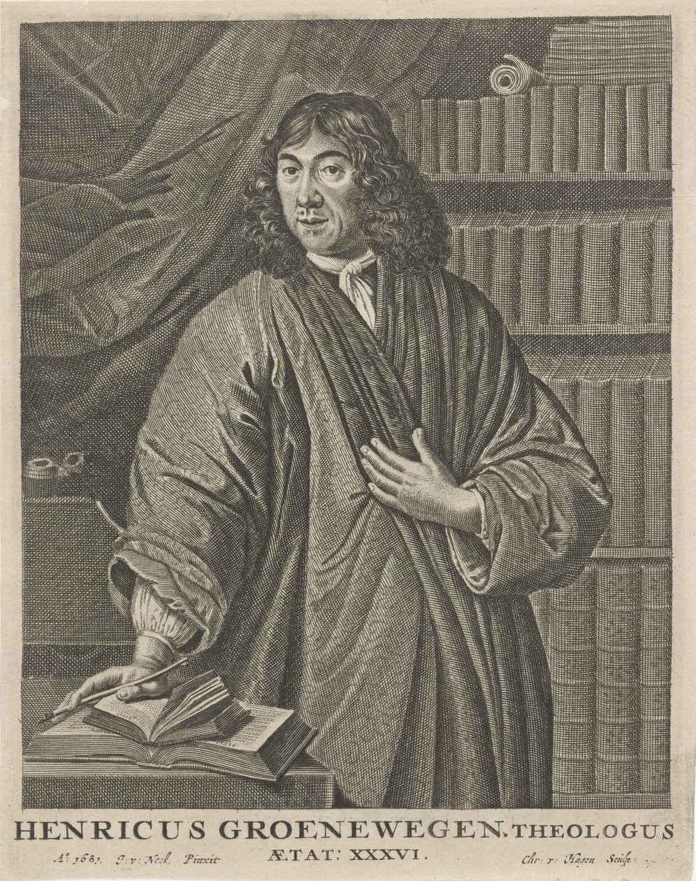 Portrett av Henricus Groenewegen av Christiaan Hagen