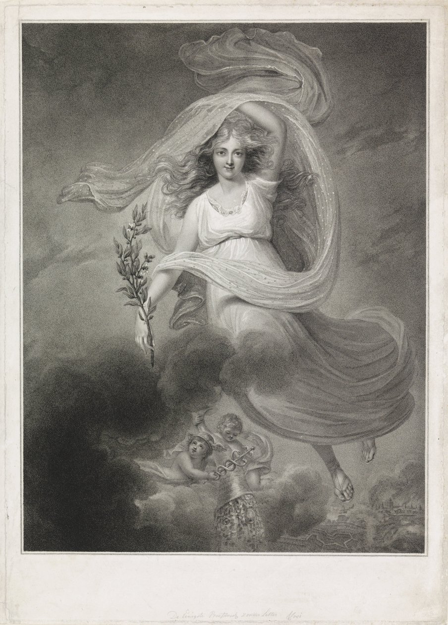 Allegory of the Peace of Amiens, 1802 av Christiaan Josi