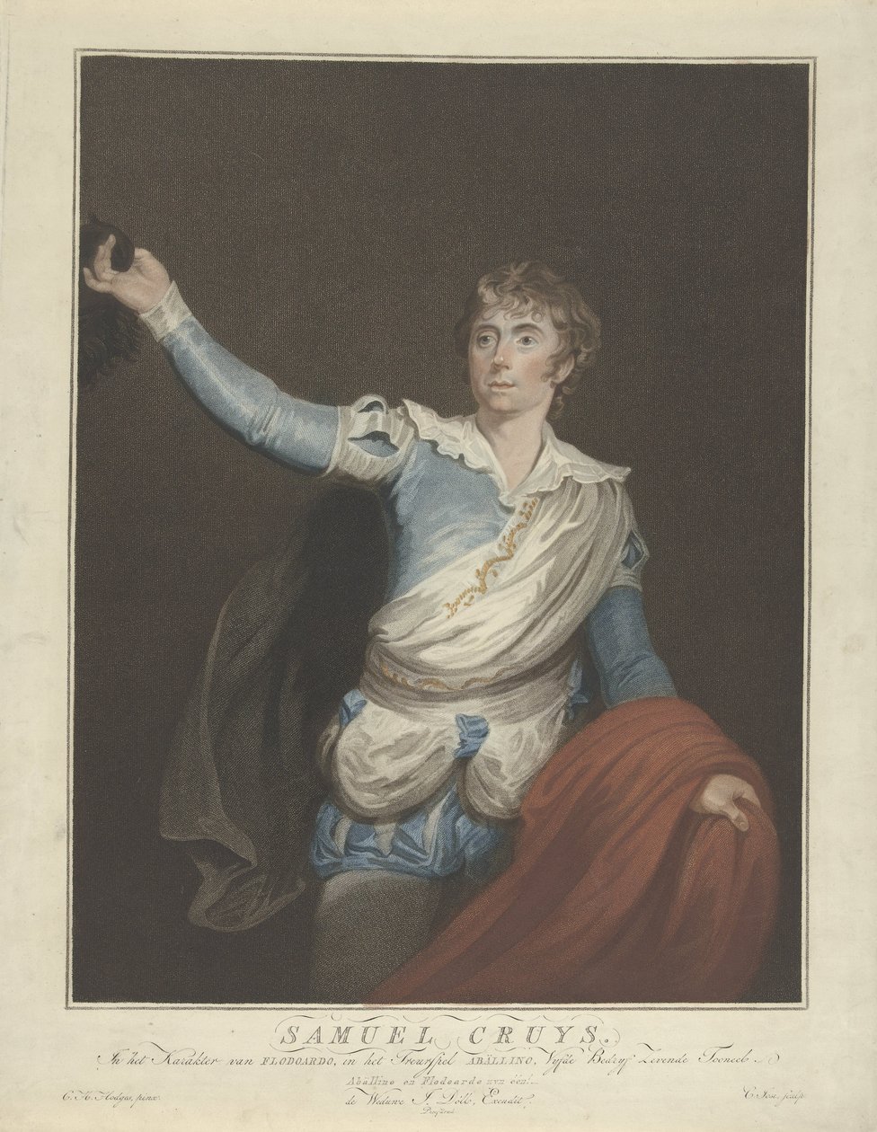 Portrett av Samuel Cruys av Christiaan Josi