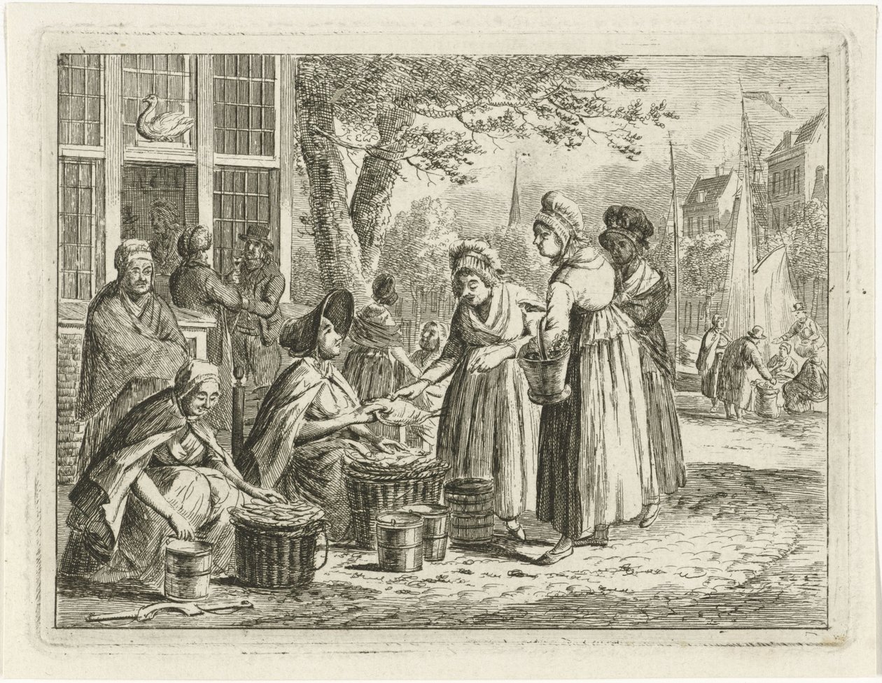 Fiskehandlere av Christiaan Meijer
