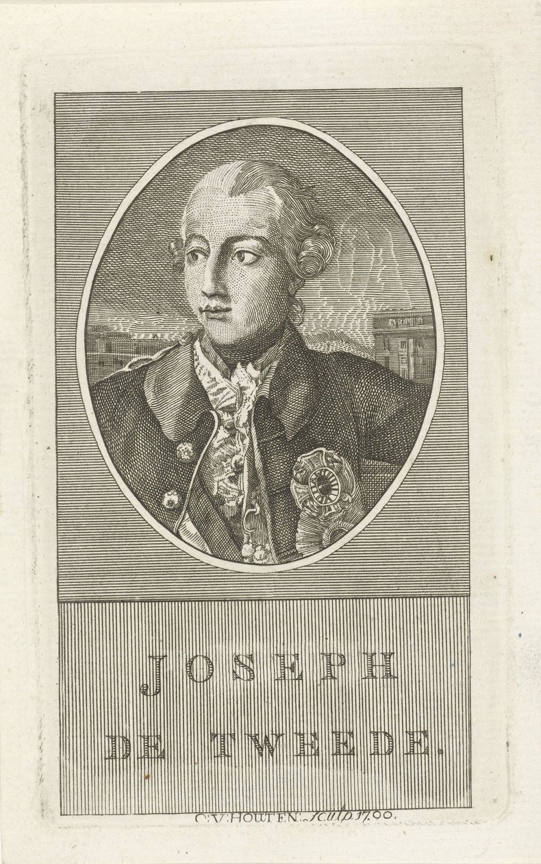 Portrett av Joseph II, tysk keiser av Christiaan van Houten