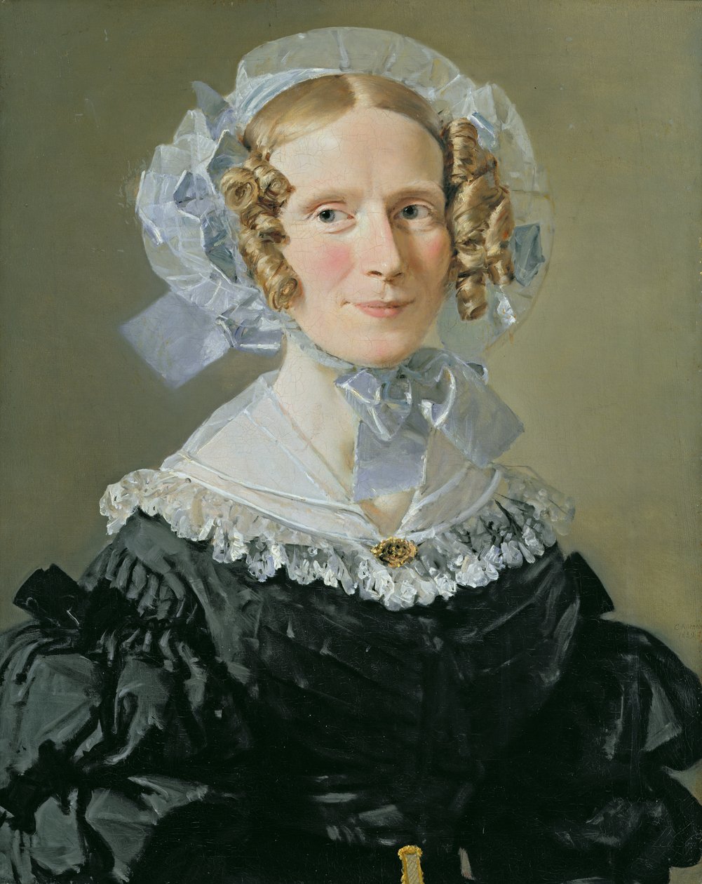 Emilie Kessel (1800-53) 1839 av Christian Albrecht Jensen