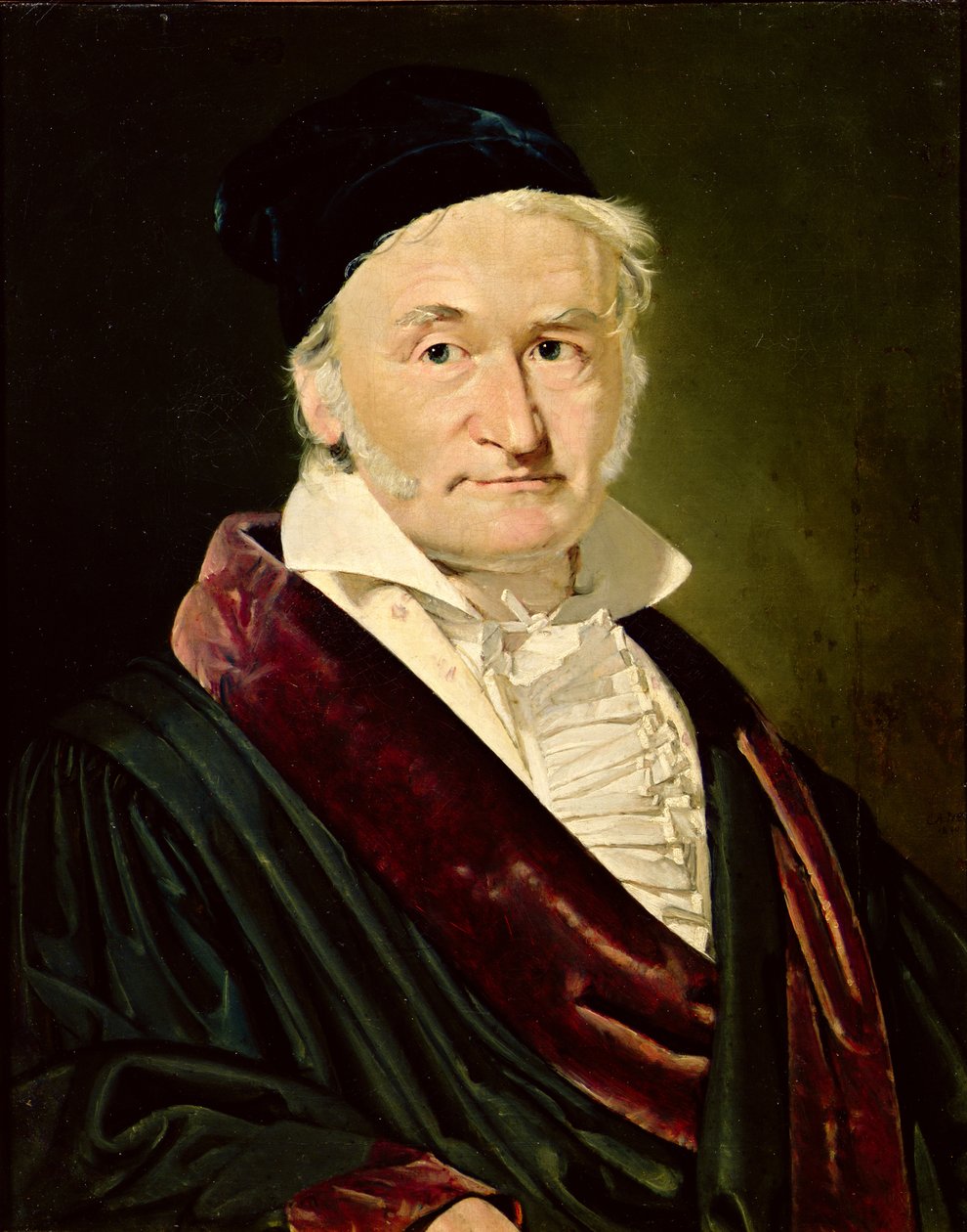 Portrett av Carl Friedrich Gauss, 1840 av Christian Albrecht Jensen
