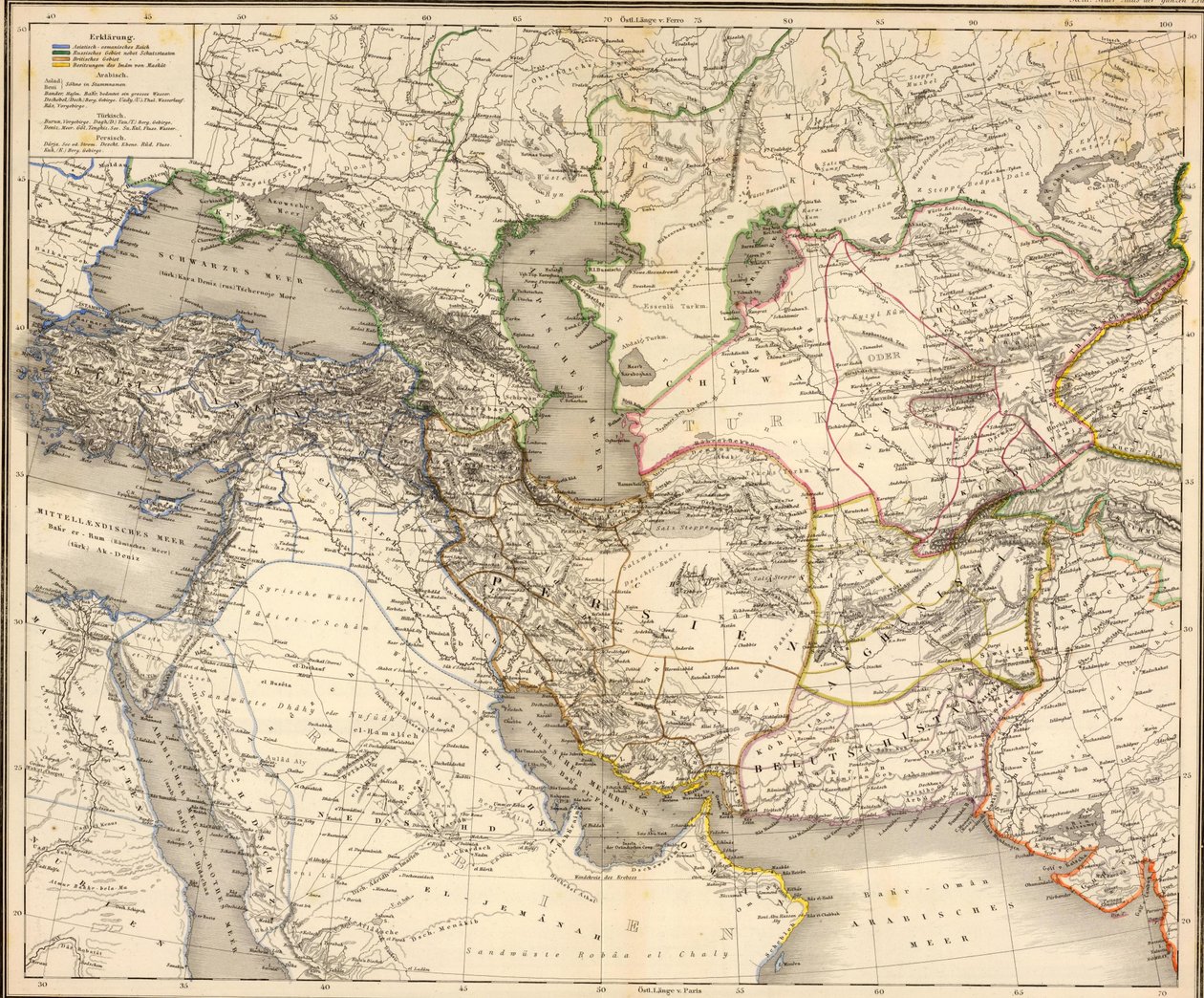 Vest -Asia av Christian Gottfried Daniel Stein