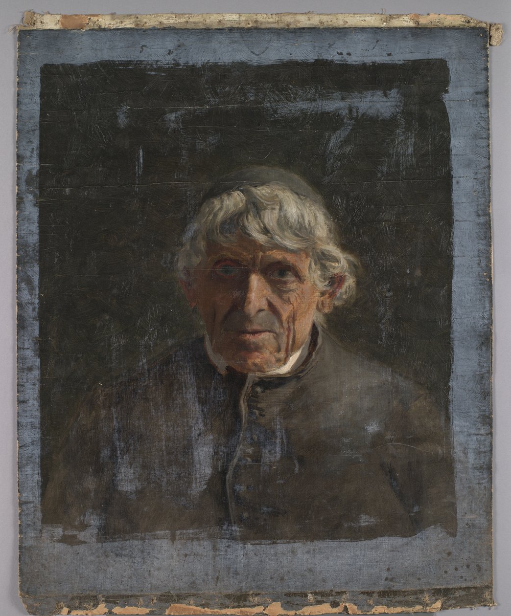 Portrett av en eldre prest, ca. 1884 av Christian Jorgensen