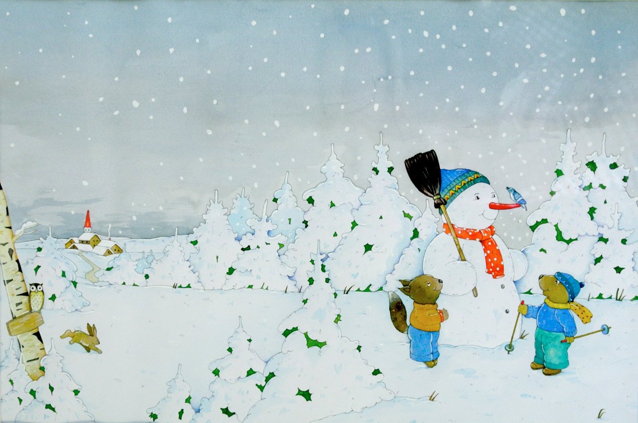 Lage snømann av Christian Kaempf