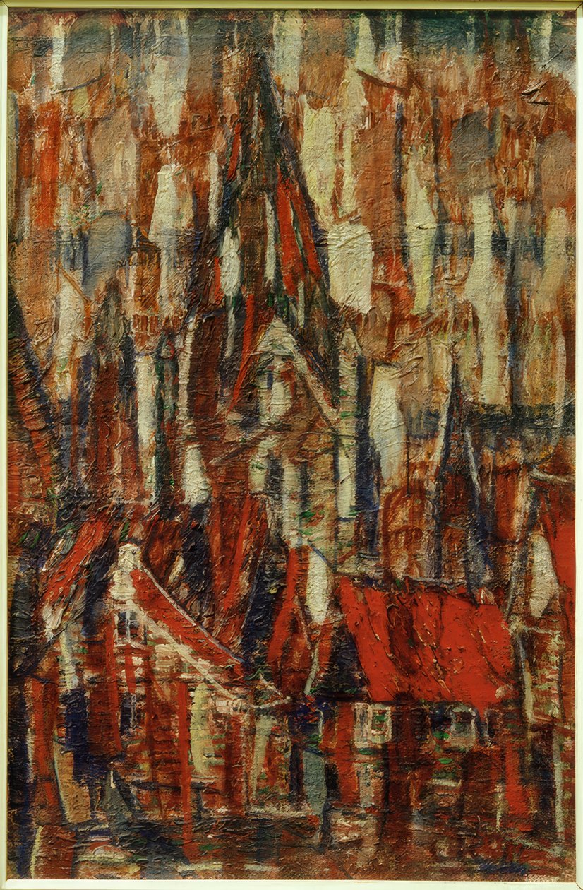 Kirke i Soest (Stiftskirche Sankt Patrokli) av Christian Rohlfs