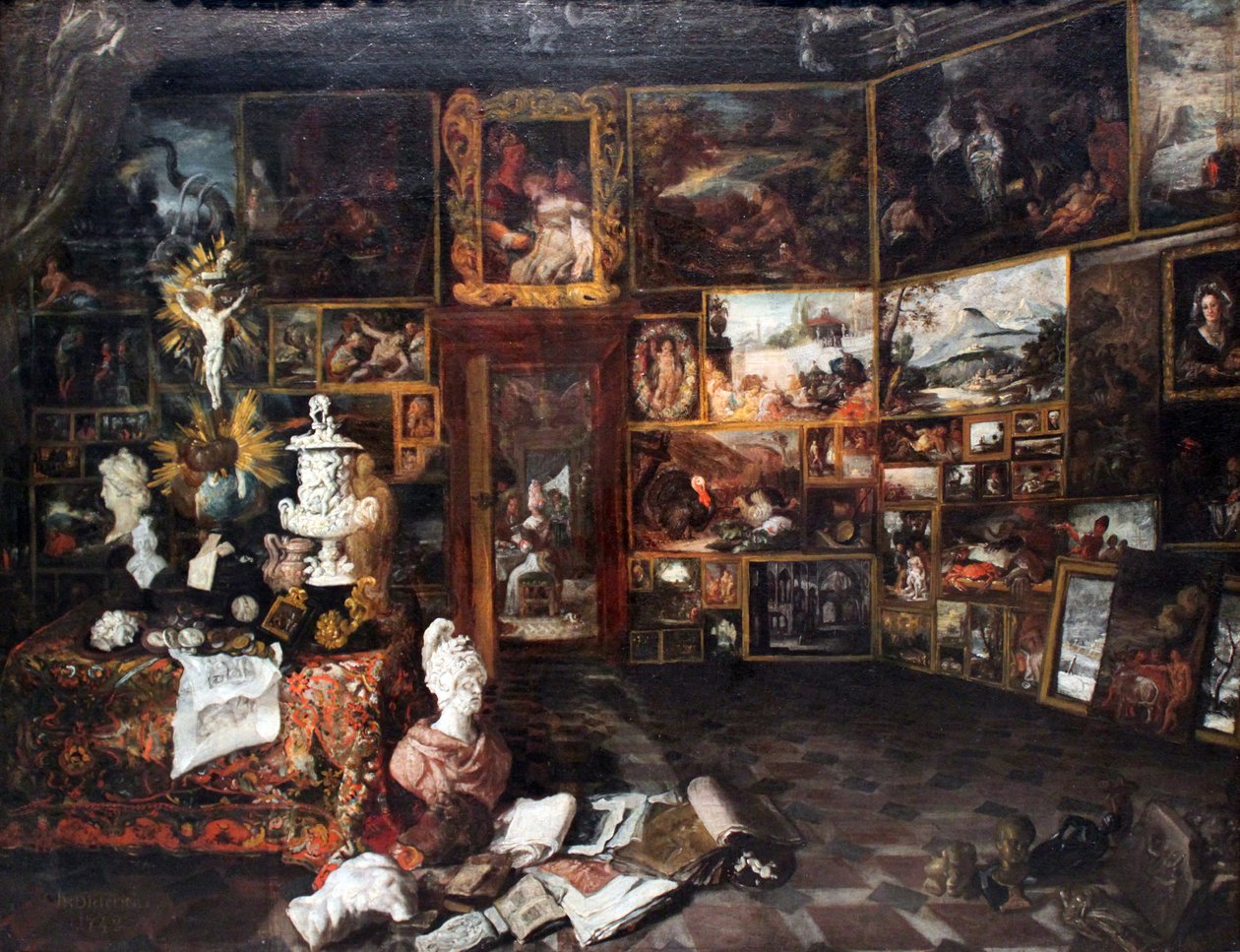 Representasjon av et malerskap av Christian Wilhelm Ernst Dietrich