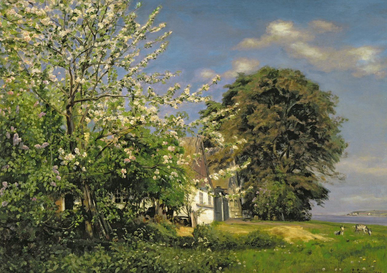Vårblomst, 1908 av Christian Zacho