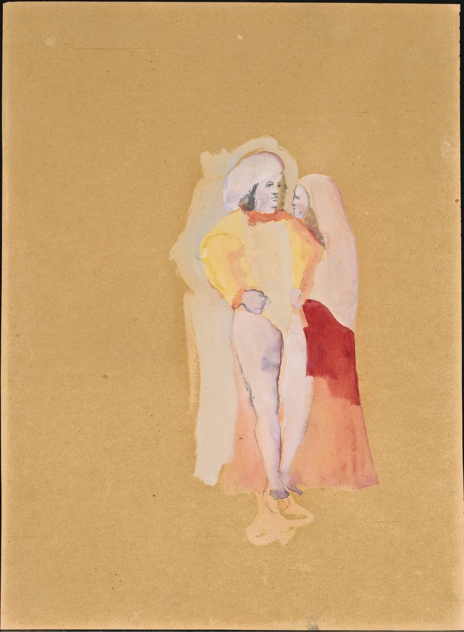 Paret (gouache og akvarell på papir) av Christian Bérard
