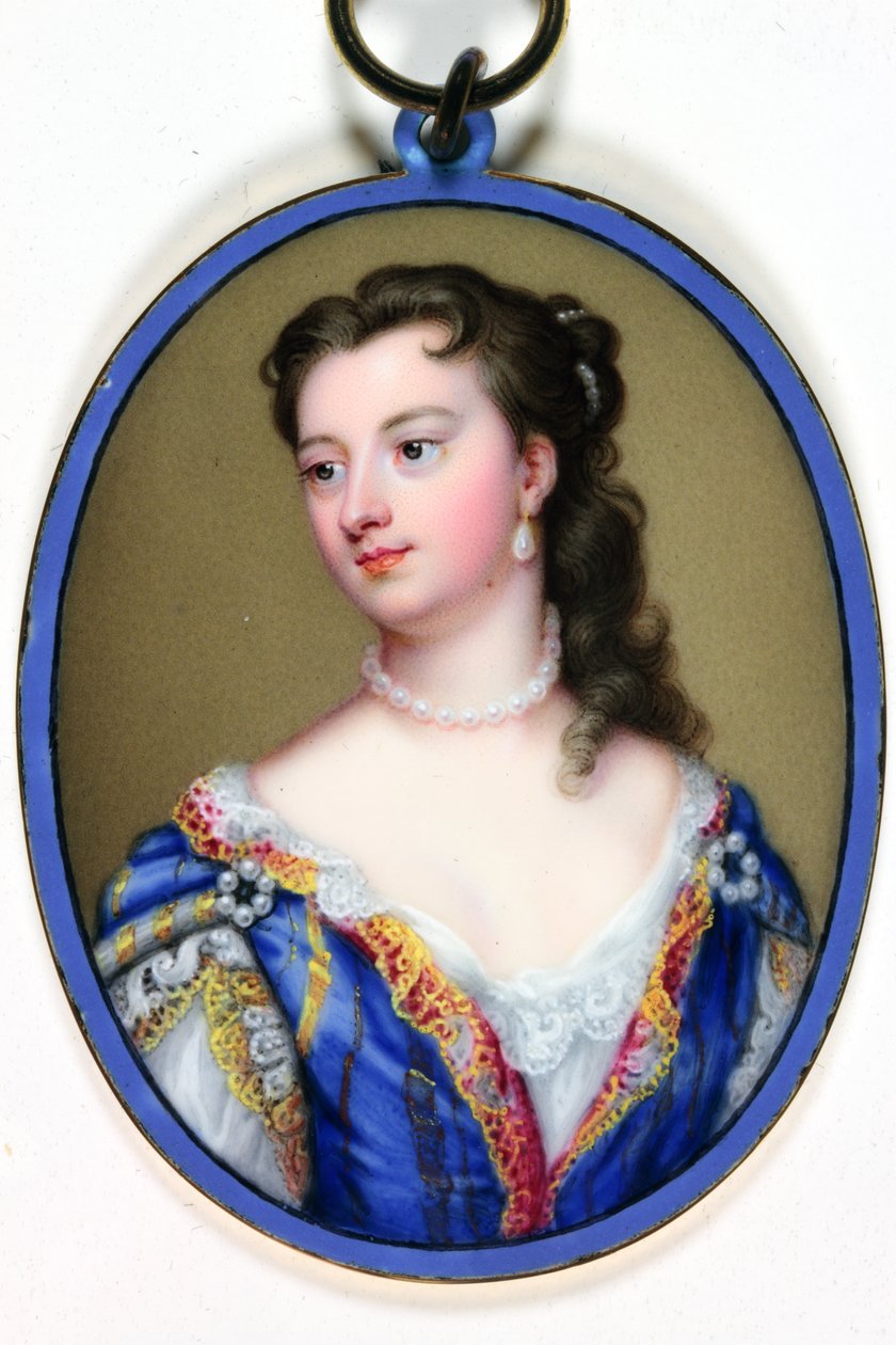 Lady Mary Wortley Montagu (emalje) av Christian Friedrich Zincke