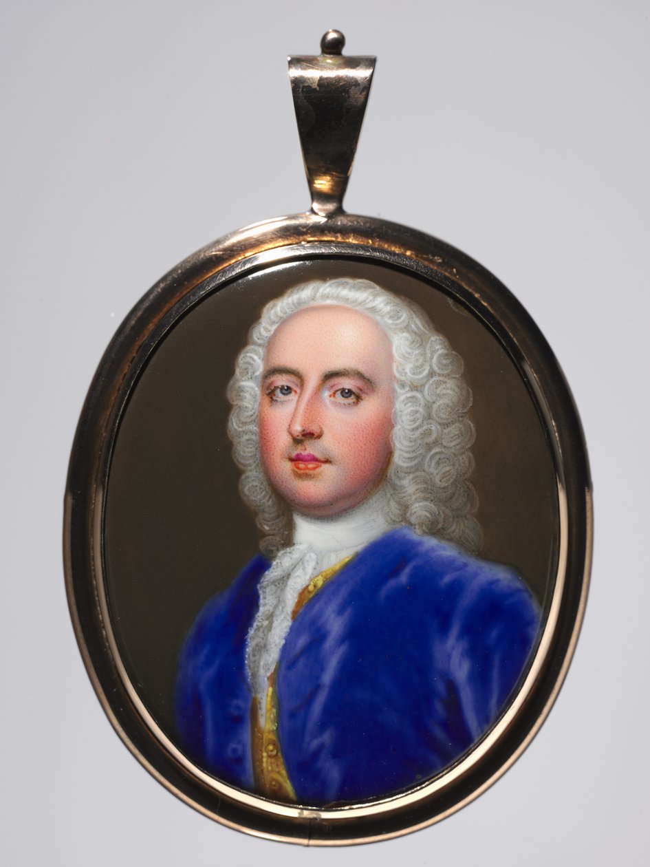 Portrett av en mann, ca. 1735. av Christian Friedrich Zincke