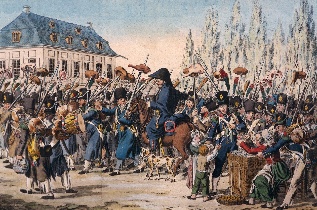 Fransk kommer inn i Jena, 14. oktober av Christian Gottfried Geissler