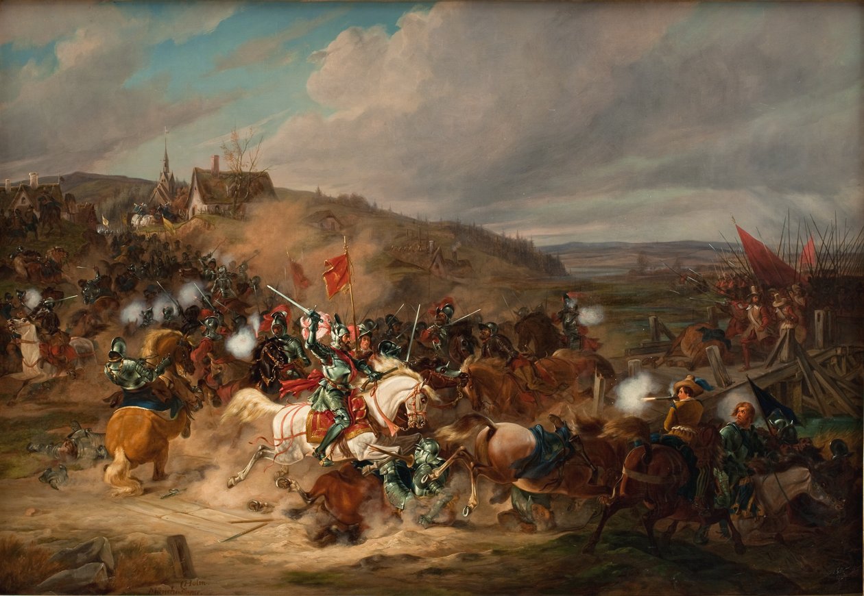 Daniel Rantzau beslaglegger Tureby Bro i Skåne under syvårskrigen 1563-1570 av Christian Holm