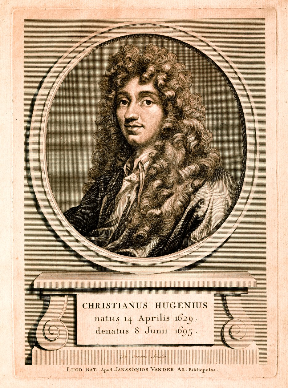 Portrett av Christiaan Huygens (gravering) av Christian Huygens