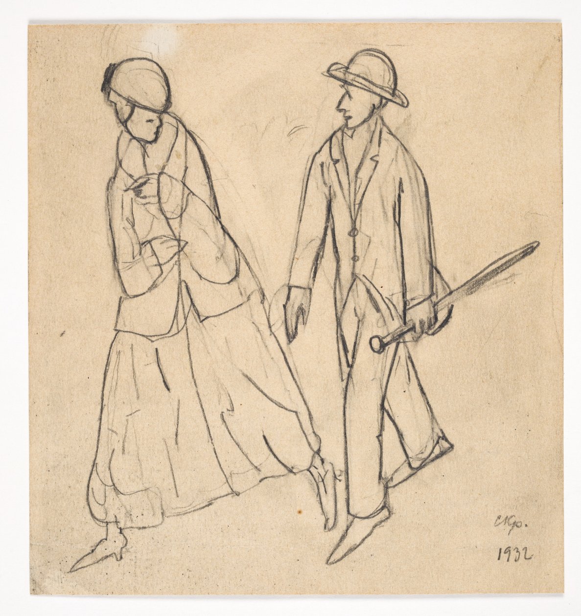 To figurer av Christian Kongstad Petersen