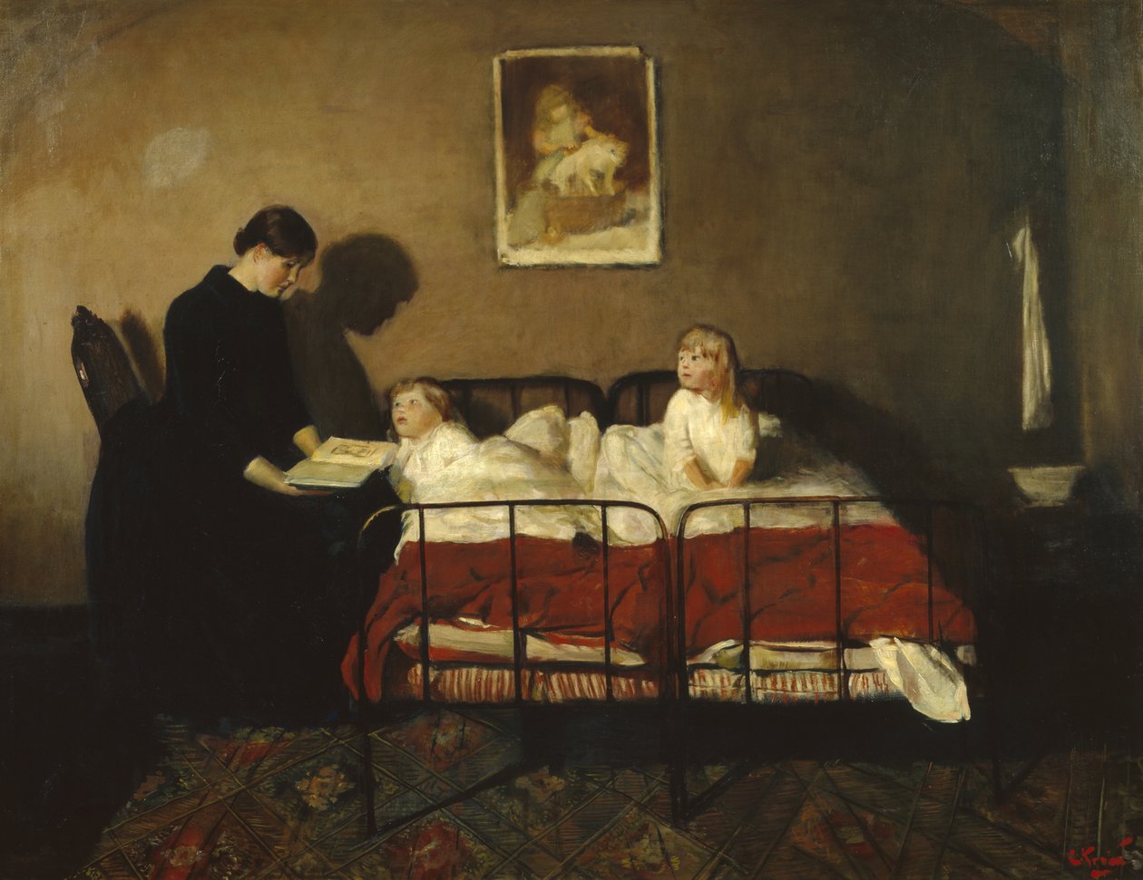 Øst for solen og vest for månen (olje på lerret) av Christian Krohg