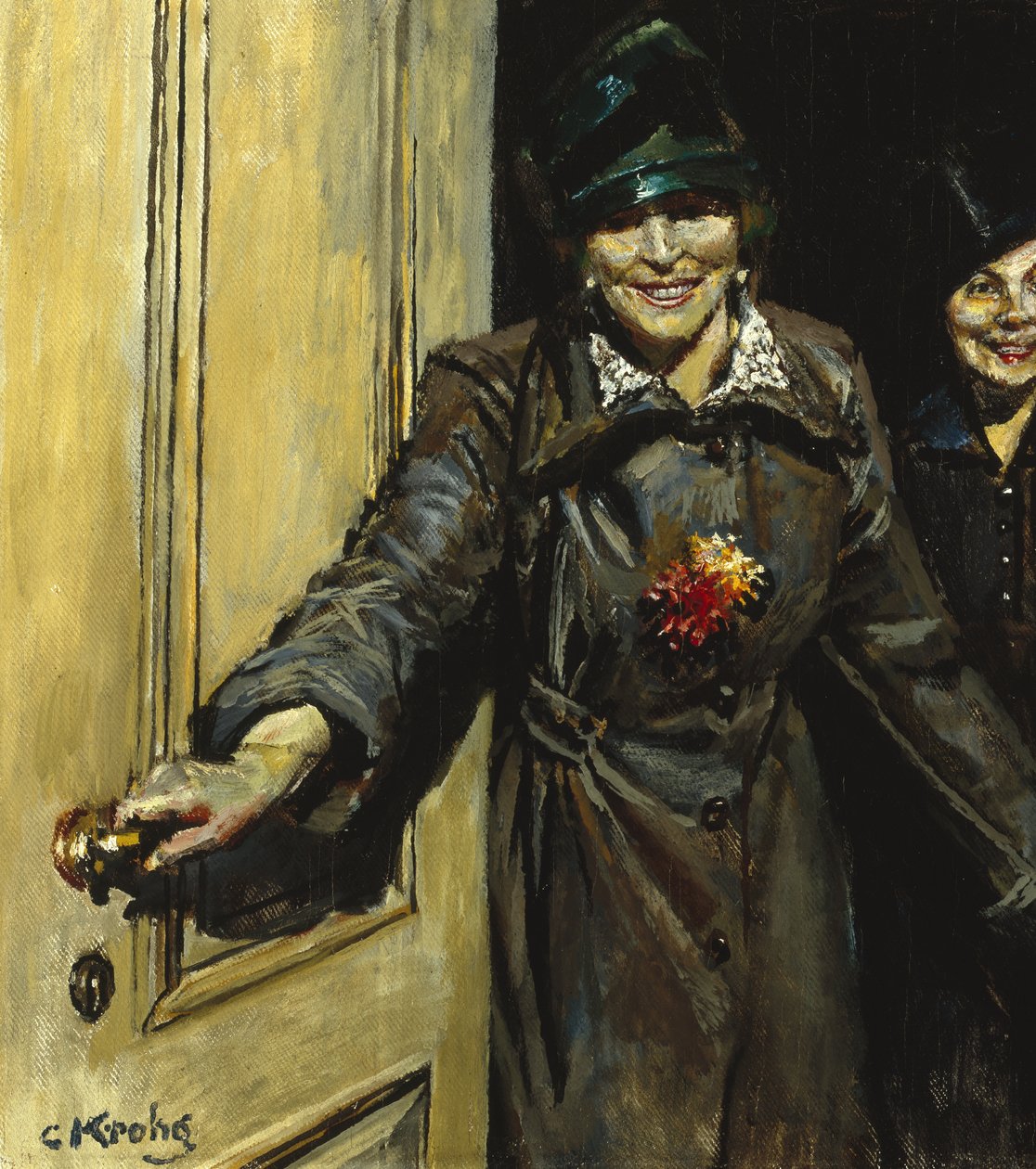 Her kommer vi (olje på lerret) av Christian Krohg