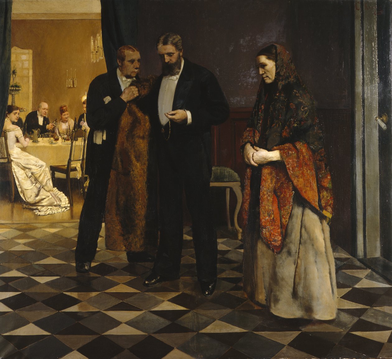 Sender etter legen av Christian Krohg