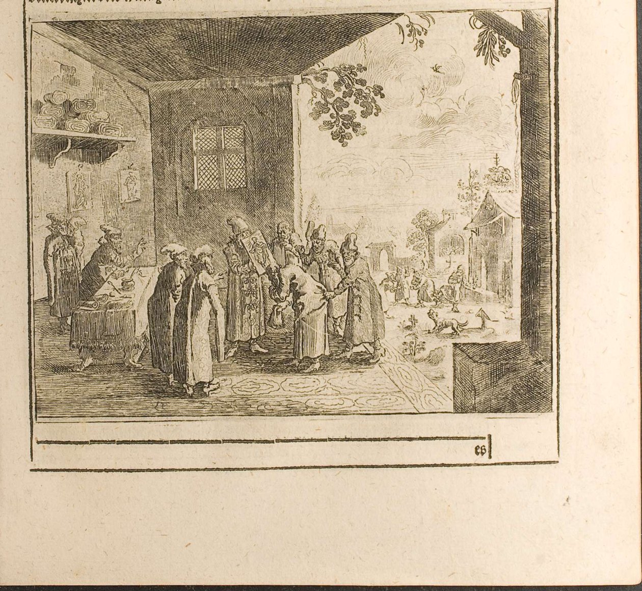 Rettsedsseremoni illustrasjon fra reiser til den store hertugen av Muscovy og kongen av Persia av Christian Lorenzen Rothgiesser