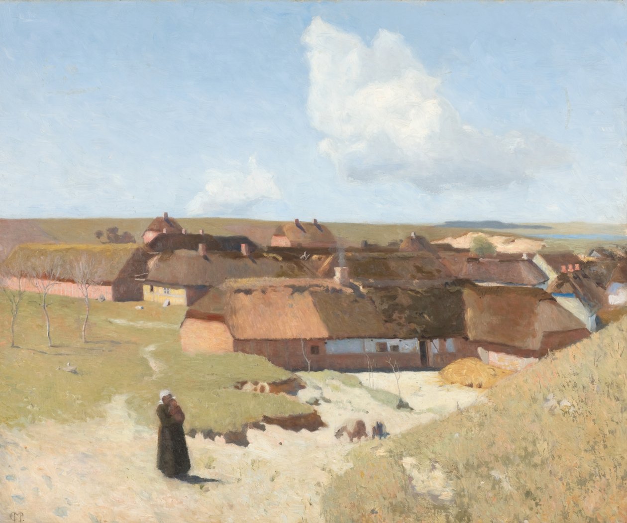Jylland landskap. Klar dag i mai av Christian Mourier Petersen