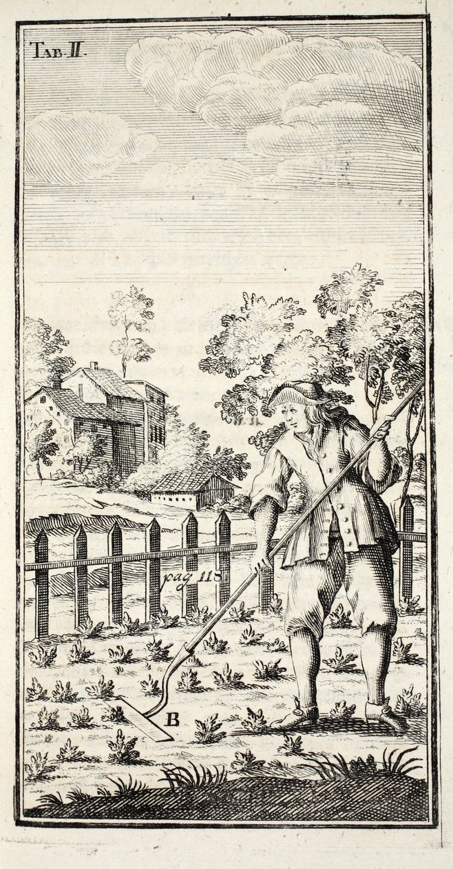 Gartner Hoeing, pub. Erfurt i Thüringen, 1753-55 av Christian Reicharts